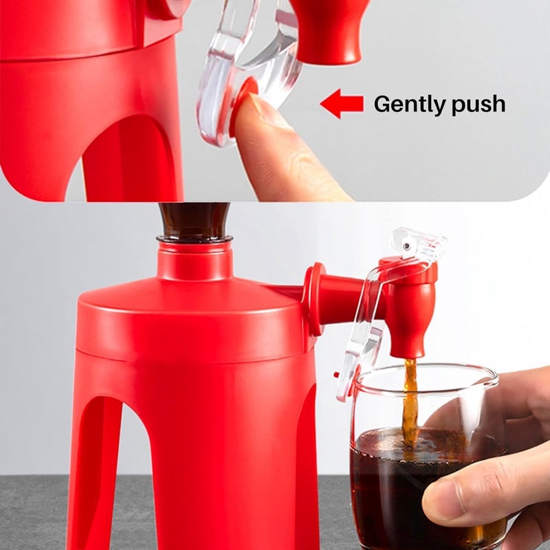 FirstOne Soda Dispenser Drinking Water Dispense Machine Coke Bottle Dispenser Party Home Bar Accessory - Image 4